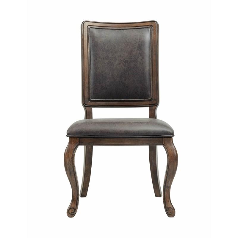 Large Picture of Elements International Gramercy DGC550SCPB Side Chair