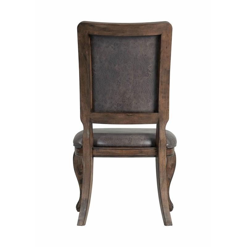 Large Picture of Elements International Gramercy DGC550SCPB Side Chair