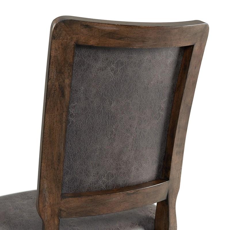 Large Picture of Elements International Gramercy DGC550SCPB Side Chair