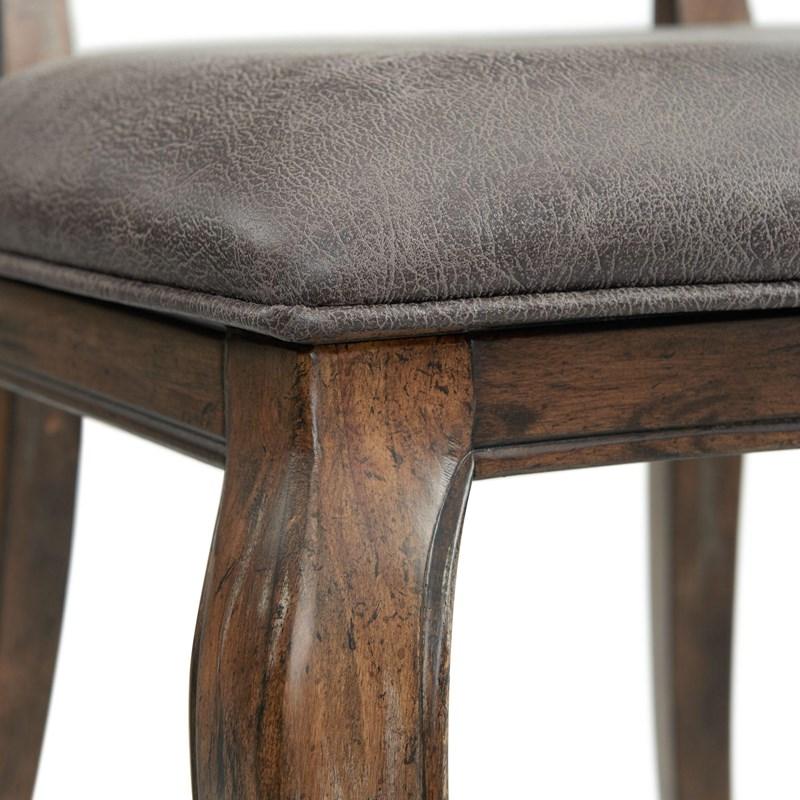 Large Picture of Elements International Gramercy DGC550SCPB Side Chair