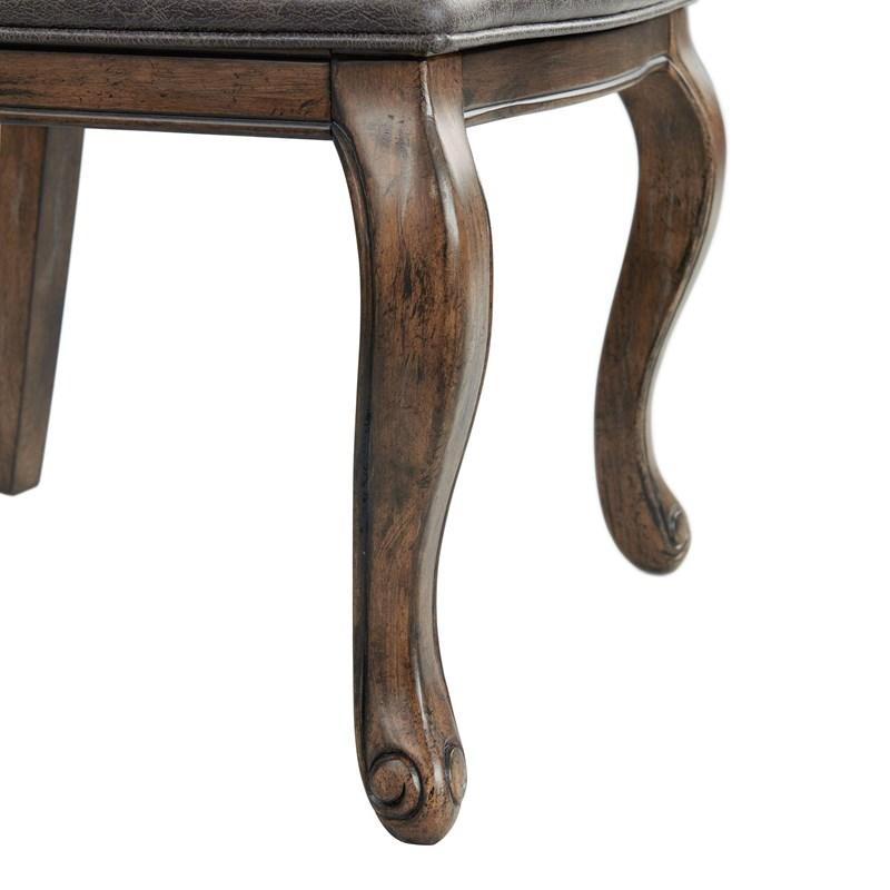 Large Picture of Elements International Gramercy DGC550SCPB Side Chair