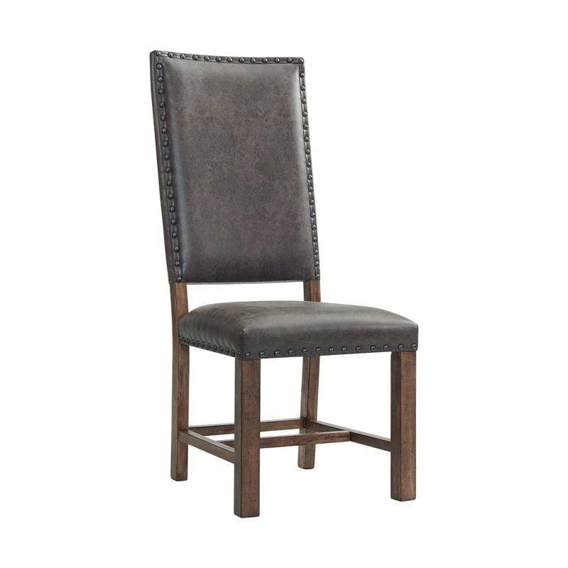 Elements International Gramercy DGC500SLSC Tall Back Side Chair