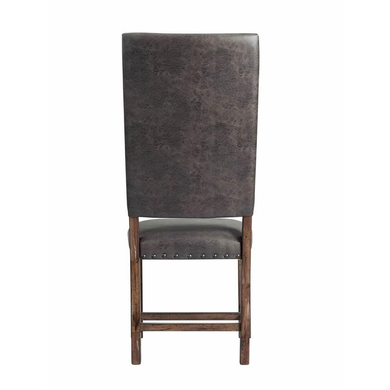 Large Picture of Elements International Gramercy DGC500SLSC Tall Back Side Chair