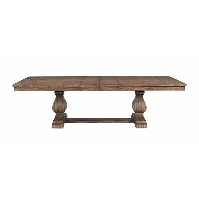 Large Picture of Elements International Gramercy DGC500DTTB Dining Table