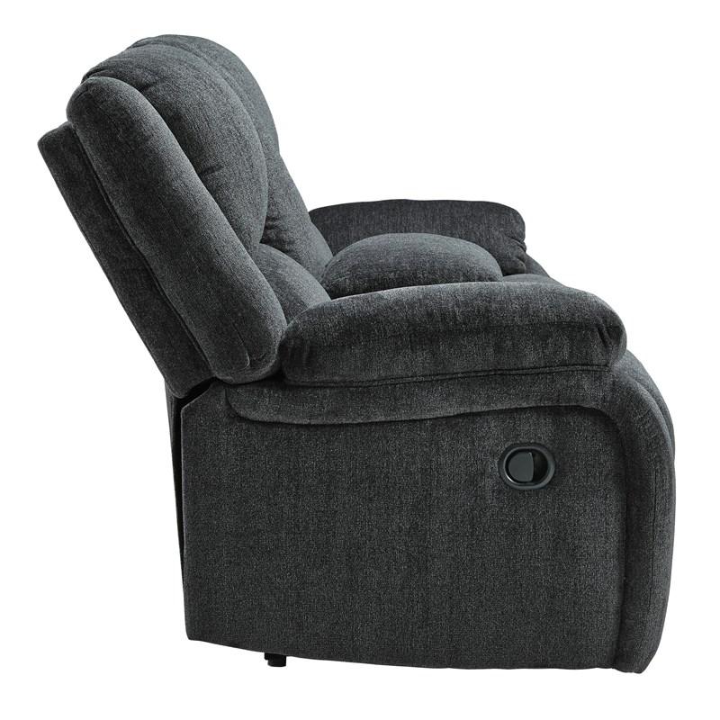 Draycoll Reclining Fabric Loveseat with Console (7650494) image 4
