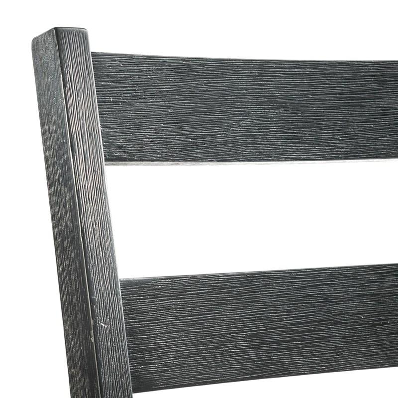 Large Picture of Elements International Martin Gray DMT3006DS 6 pc Dinette