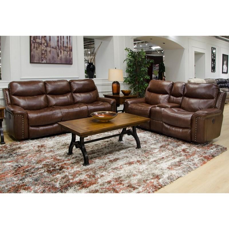 Large Picture of Catnapper Ceretti 64881 Power Reclining Sofa - Brown