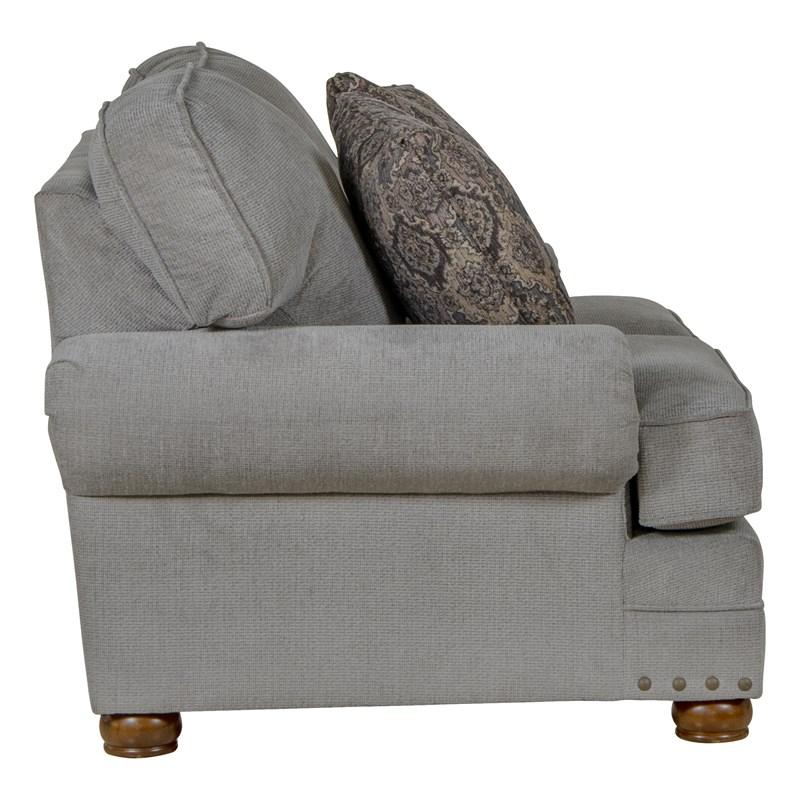 Large Picture of Jackson Furniture Singletary 3241-02 Loveseat - Nickel