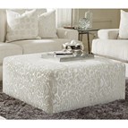 Jackson Furniture Lamar 4098-12 Cocktail Ottoman - Cream
