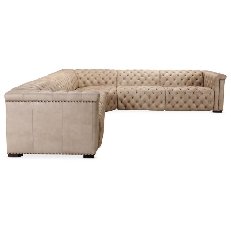 Large Picture of Hooker Furniture SS434-G5PS-082 Savion Grandier 5-Piece Sectional with Power Recline & Power Headrest