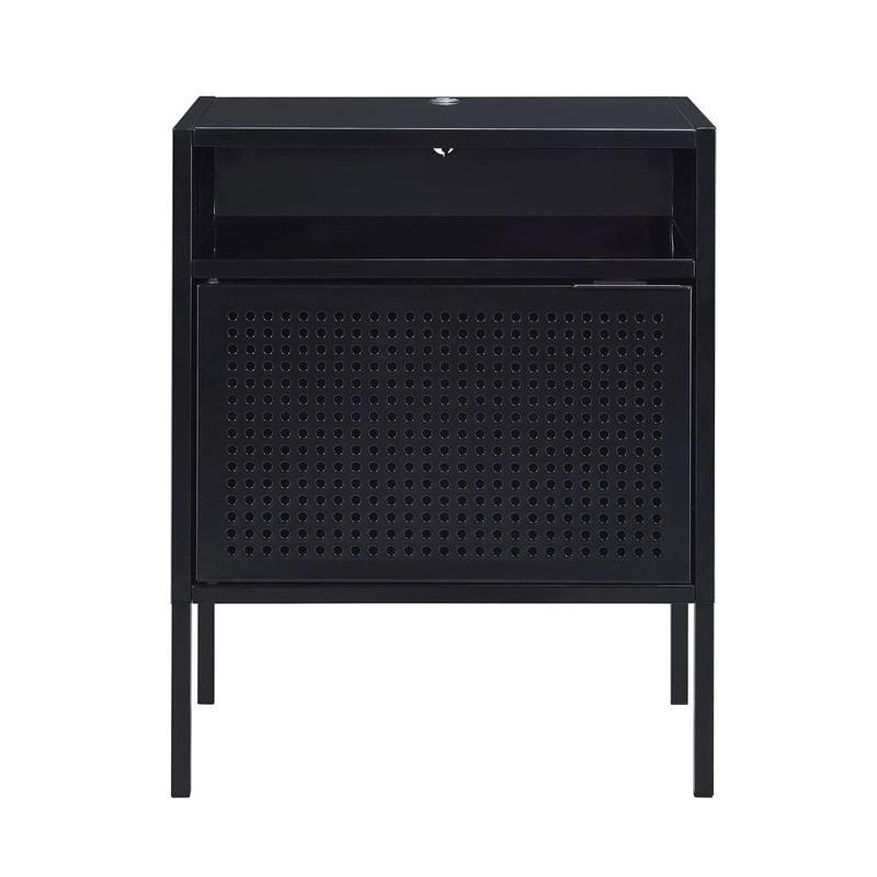 Large Picture of Elements International Ember CEB800NSE Nightstand - Black