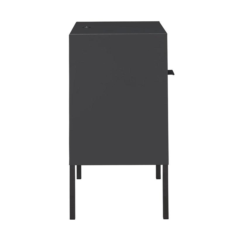 Large Picture of Elements International Ember CEB300NSE Nightstand - Gray