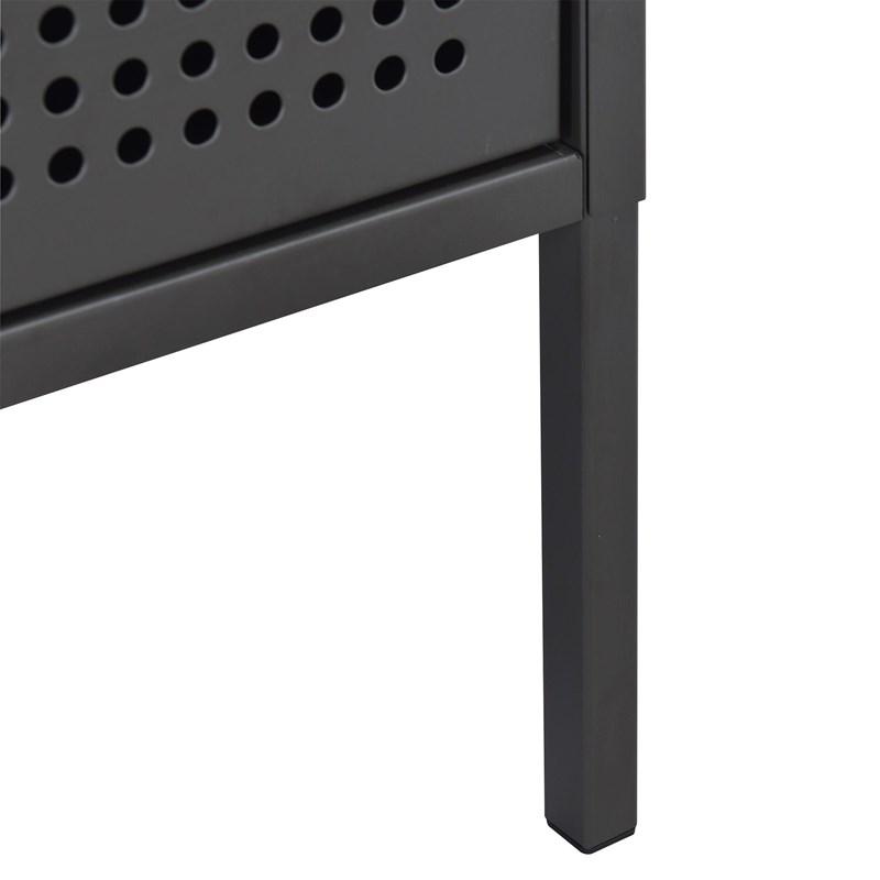 Large Picture of Elements International Ember CEB300NSE Nightstand - Gray