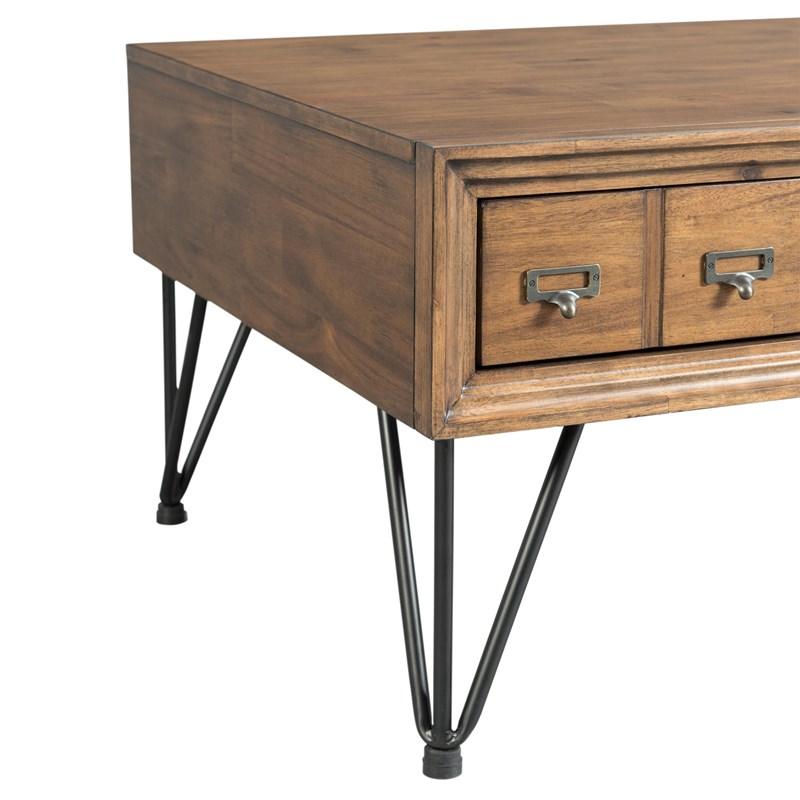 Large Picture of Elements International Boone TBN100CTE Coffee Table