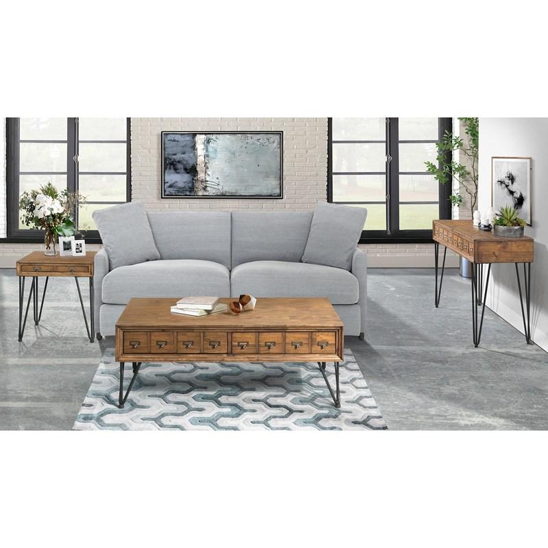 Large Picture of Elements International Boone TBN100CTE Coffee Table