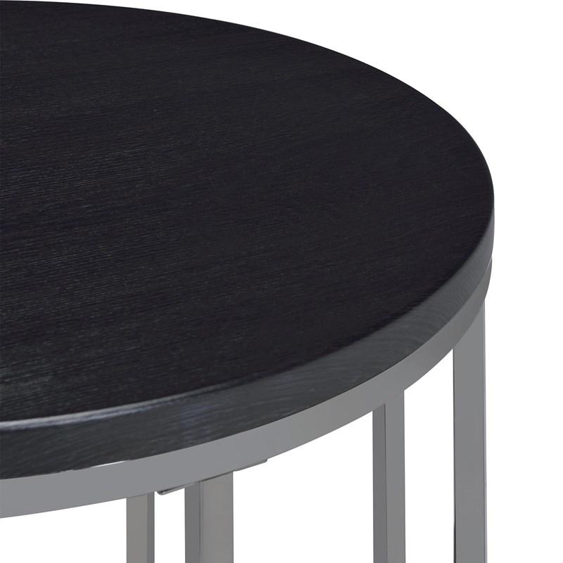 Large Picture of Elements International Ester CES100ET Round End Table