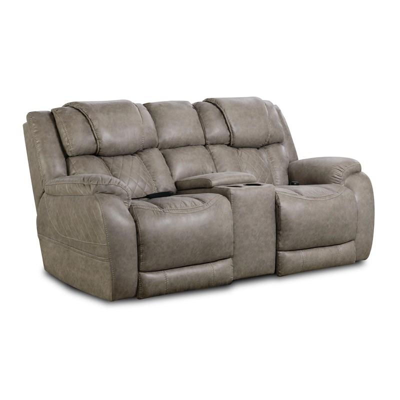 Homestretch Furniture 174-57-17 Power Console Loveseat