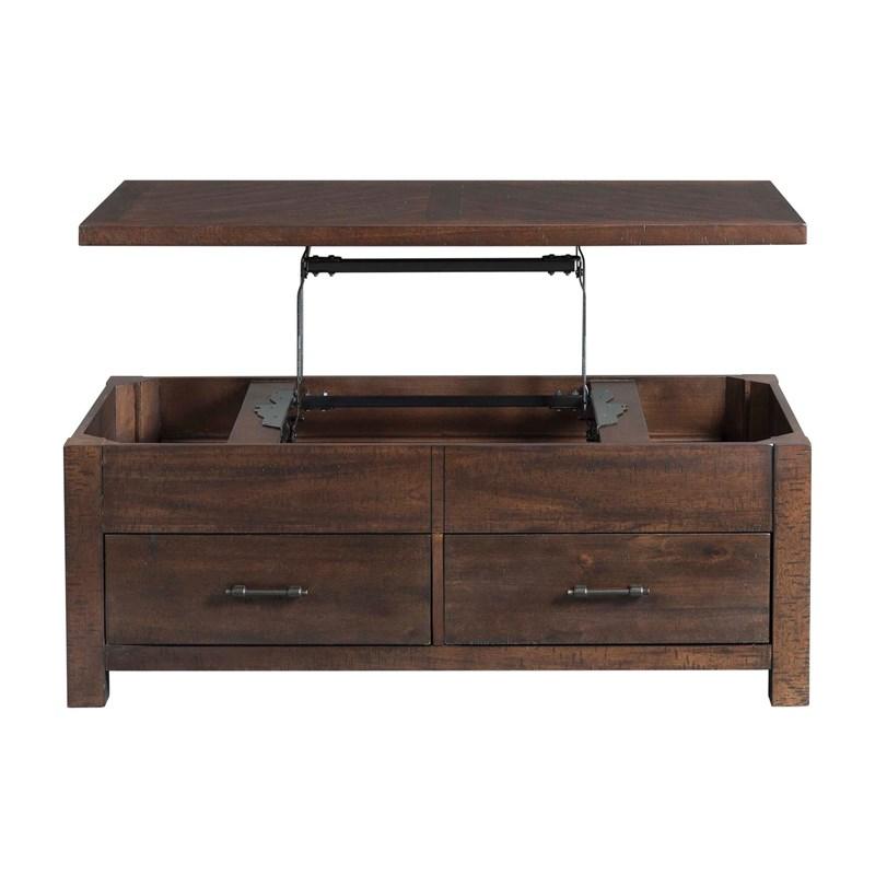 Large Picture of Elements International Jax TJX100CTLT Lift Top Coffee Table