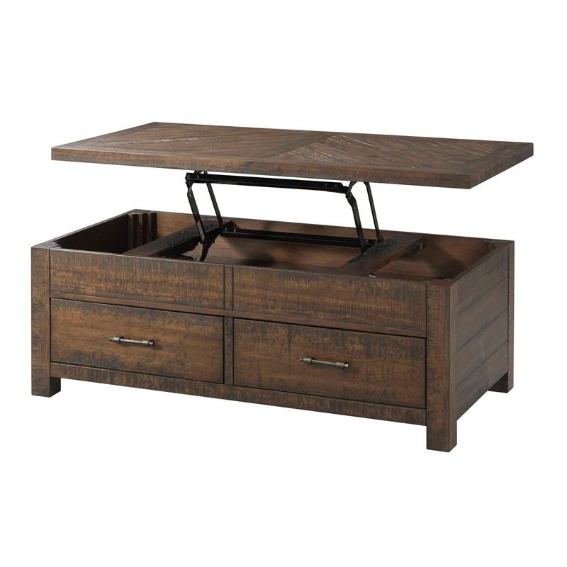 Large Picture of Elements International Jax TJX100CTLT Lift Top Coffee Table