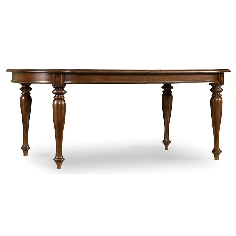 Hooker Furniture 5381-75200 Leesburg Leg Table with Two 18'' Leaves