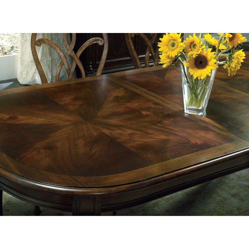 Large Picture of Hooker Furniture 5381-75200 Leesburg Leg Table with Two 18'' Leaves