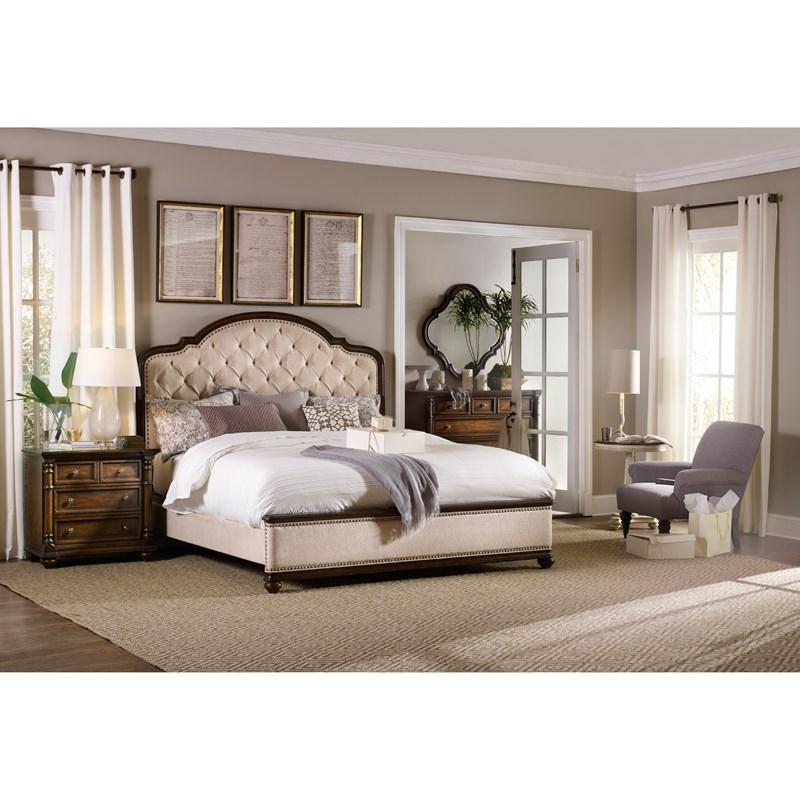 Large Picture of Hooker Furniture 5381-90850 Leesburg Queen Upholstered Bed