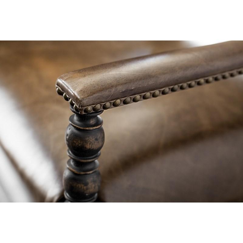 Large Picture of Hooker Furniture 5960-75400-BLK Hill Country Comfort Upholstered Arm Chair