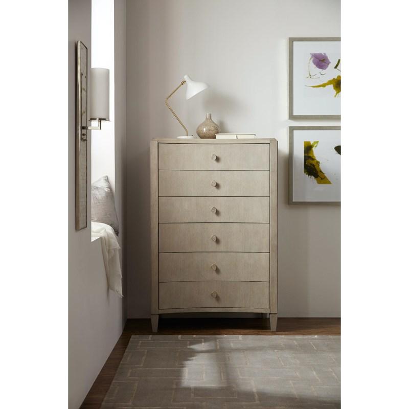 Large Picture of Hooker Furniture 5990-90010-LTWD Elixir Six-Drawer Drawer Chest