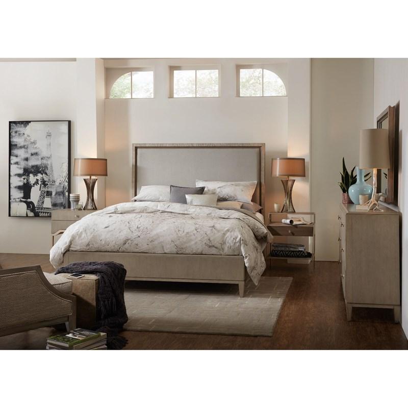 Large Picture of Hooker Furniture 5990-90850-MULTI Elixir Queen Upholstered Bed