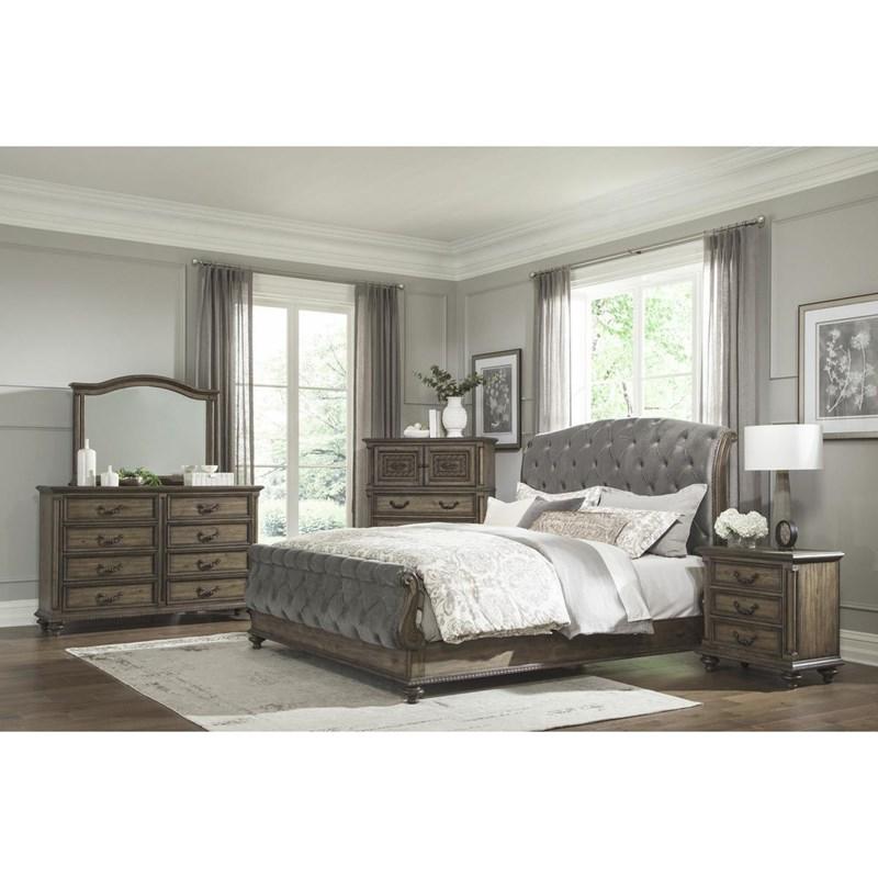 Large Picture of Homelegance Rachelle 1693K-1EK* Eastern King Bed
