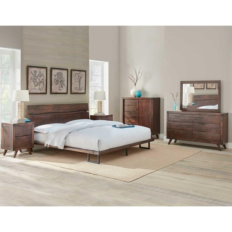 Large Picture of Steve Silver Furniture Pasco AS900 King Platform Bed