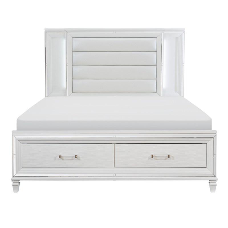 Homelegance Tamsin 1616WK-1CK* California King Platform Bed with LED Lighting and Footboard Storage