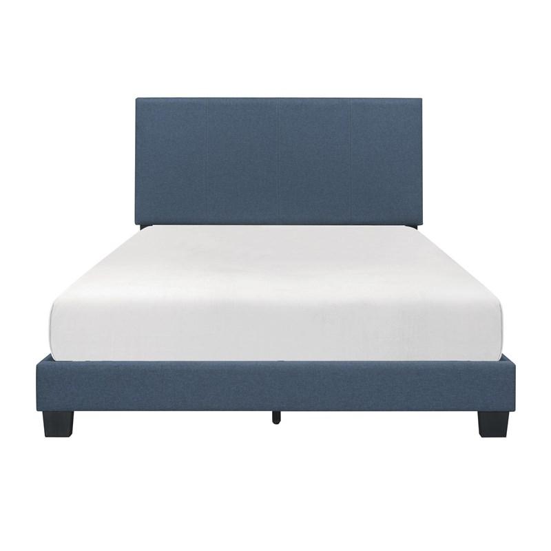 Homelegance Nolens 1660BUE-1EK King Bed in a Box - Blue