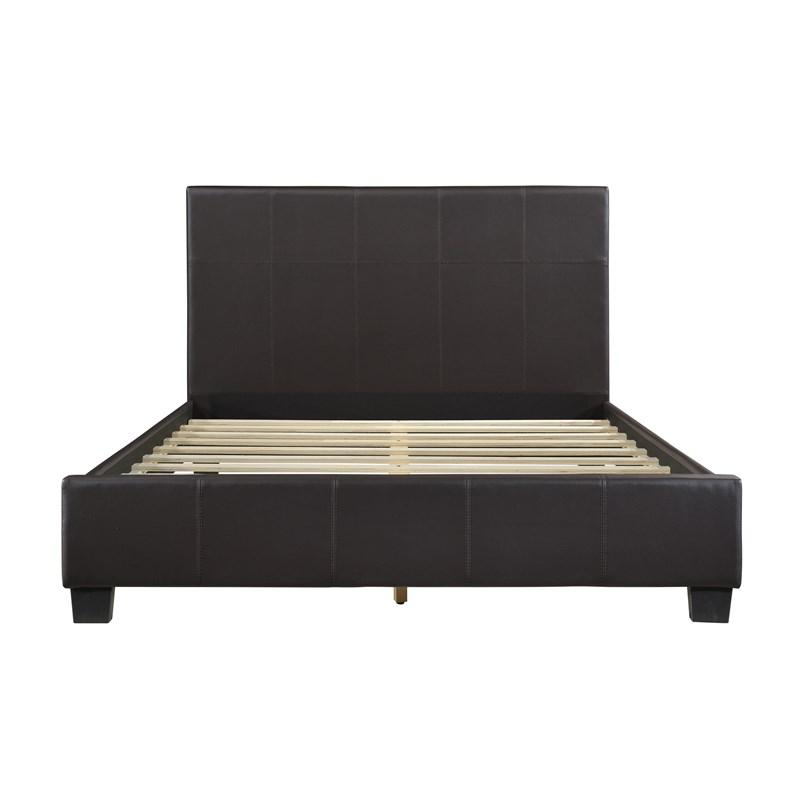 Large Picture of Homelegance Lorenzi 2220KDBR-1EK* Eastern King Platform Bed