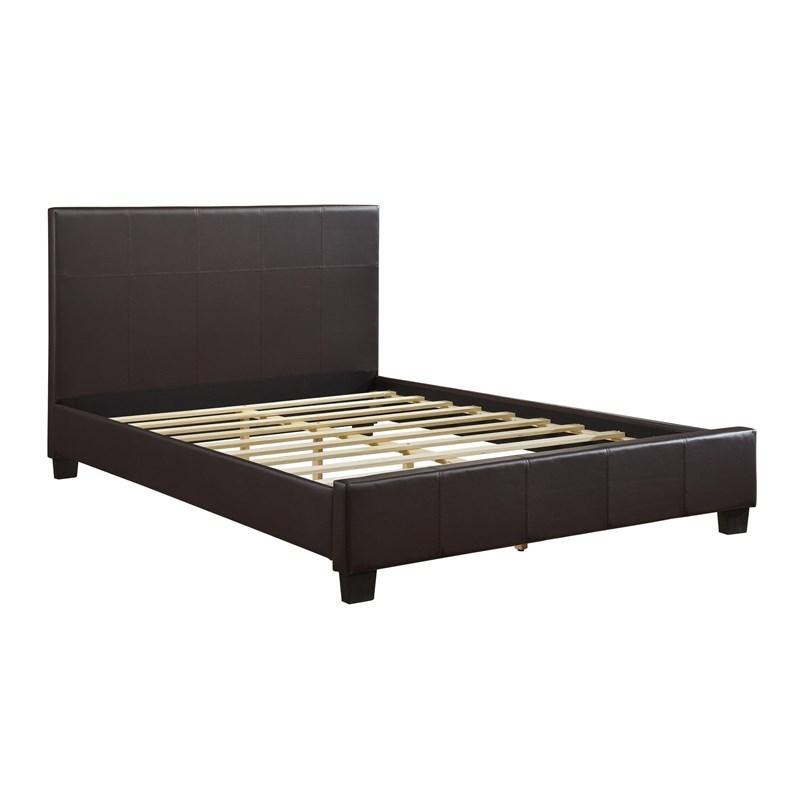Large Picture of Homelegance Lorenzi 2220KDBR-1EK* Eastern King Platform Bed