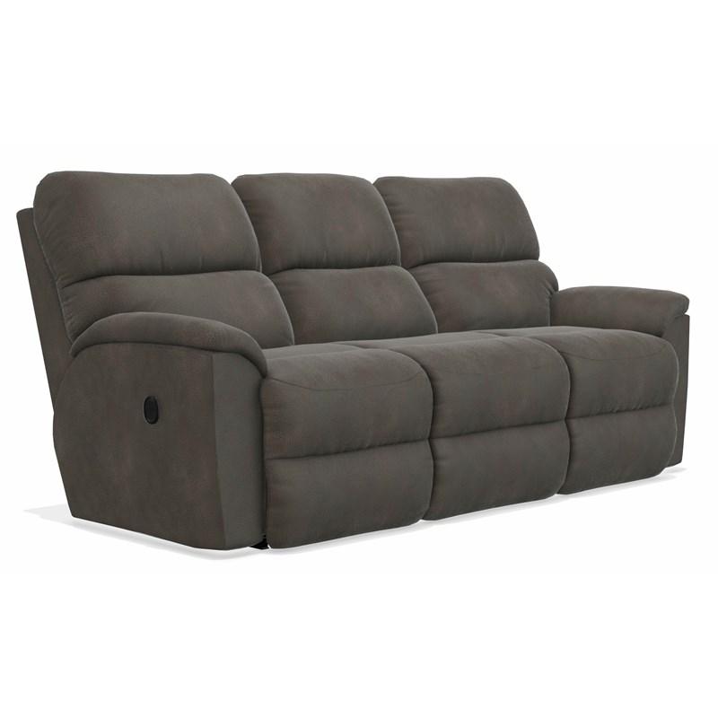 Large Picture of La-Z-Boy Brooks Reclining Sofa - Slate