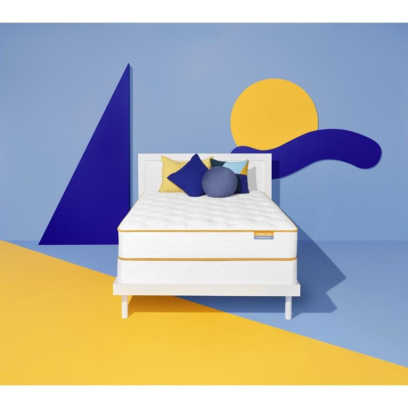 Large Picture of Simmons Matelas Comfort Vibezzz moelleux et sommier pour lit double