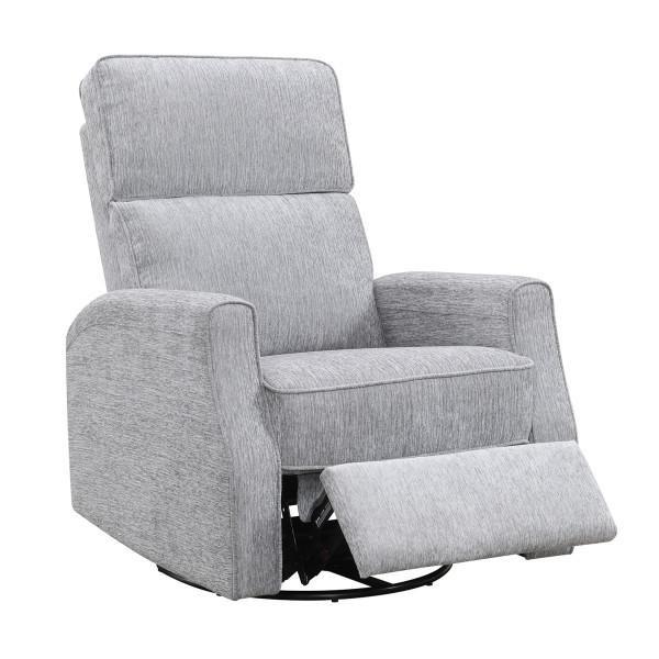 Emerald Home Furnishings Tabor U3299-04-03 Swivel Glider Recliner - Grey