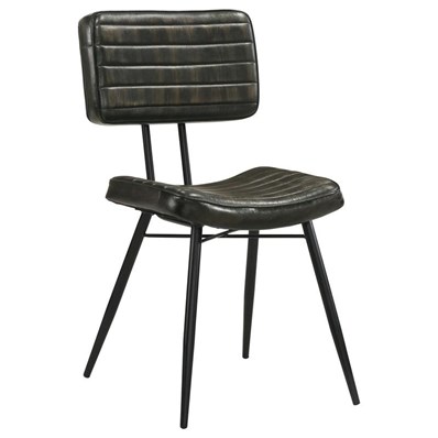 Coaster Furniture Misty 110652 Leather Upholstered Dining Chair - Espresso