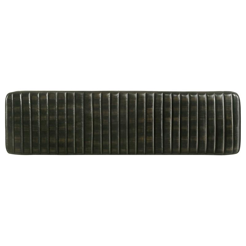Large Picture of Coaster Furniture Misty 110653 Leather Upholstered Dining Bench - Antique Espresso