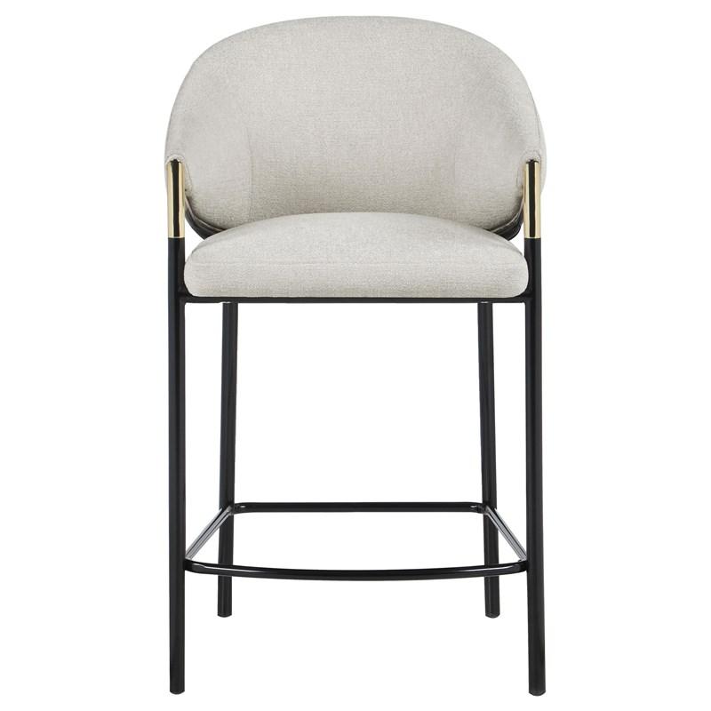 Large Picture of Coaster Furniture Chadwick 183436 Fabric Upholstered Counter Chair - Beige