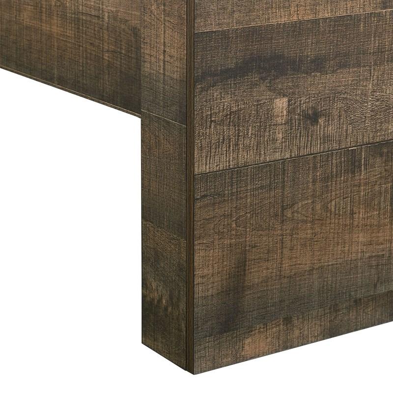 Large Picture of Elements International Bailey BY520TB Twin Bookcase Bed with Bluetooth