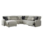 Signature Design by Ashley Colleyville 54405S18 5 pc Power Reclining Sectional with Chaise