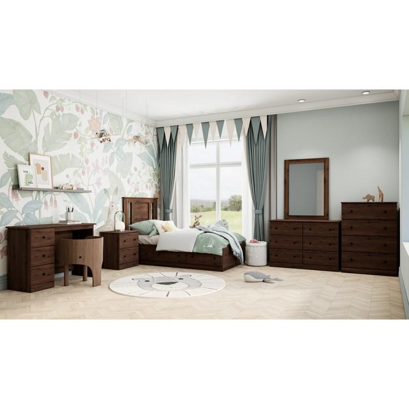 Large Picture of Perdue Woodworks Aspen Oak 15020 Dresser Mirror