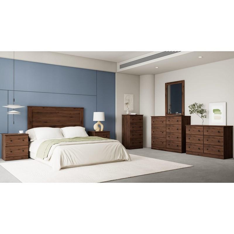Large Picture of Perdue Woodworks Aspen Oak 15020 Dresser Mirror