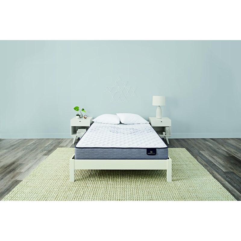 Large Picture of Serta Elkins II Firm Tight Top Mattress (Split California King)
