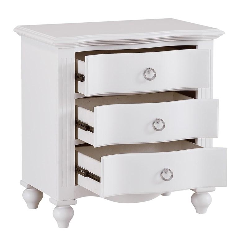 Large Picture of Homelegance Meghan 2058WH-4 Night Stand