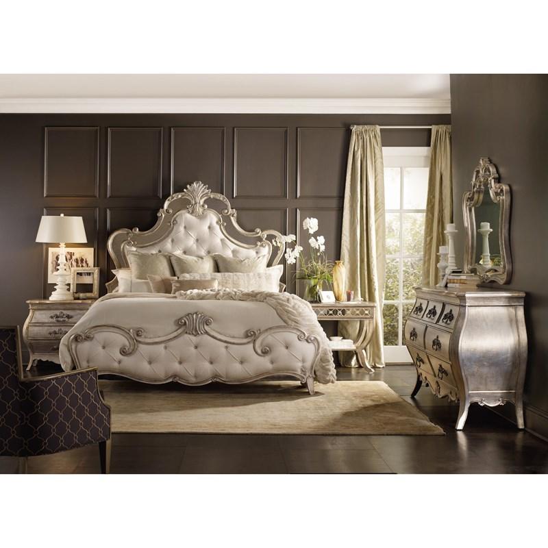 Large Picture of Hooker Furniture 5413-90850 Sanctuary Queen Upholstered Bed