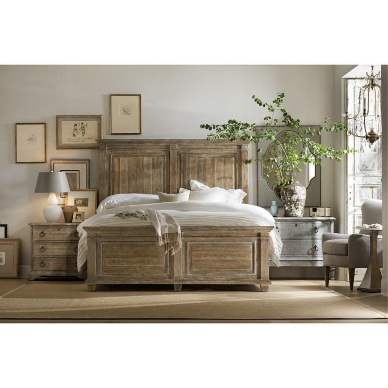 Large Picture of Hooker Furniture 5750-90016-MWD Boheme Bastogne Three-Drawer Nightstand