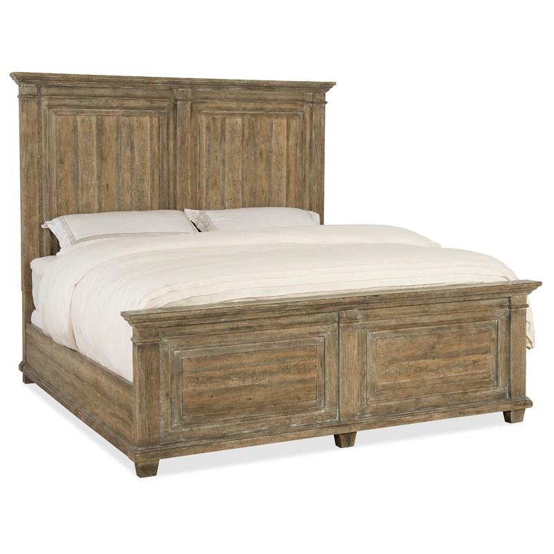 Hooker Furniture 5750-90266-MWD Boheme Laurier King Panel Bed